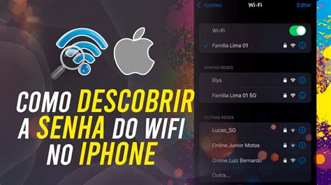 IOS16 Como Descobrir A Senha Do WiFi Conectado No Seu IPhone YouTube