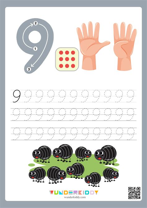 Printable Tracing Numbers 1 10 Worksheets For Preschool