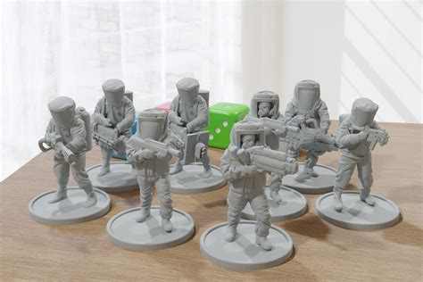 Hazmat Squad Modern Wargaming Miniatures For Tabletop Rpg 20mm