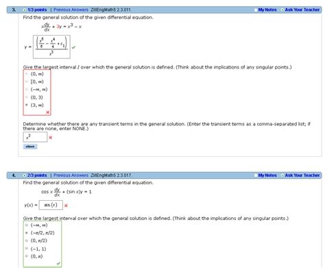 Solved Find The General Solution Of The Given Differential