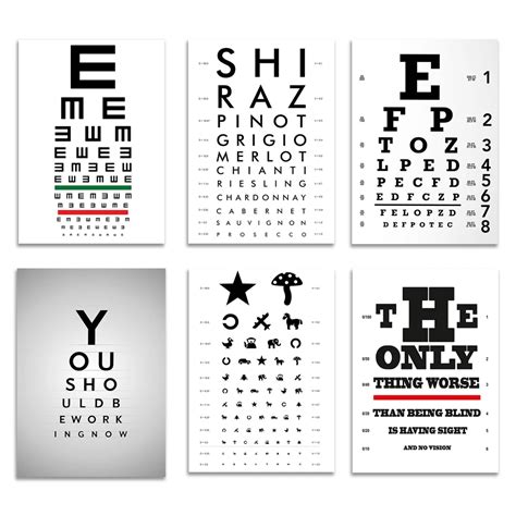 Funny Eye Chart Poster Edusvetgobgt