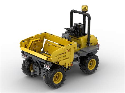 Lego Moc Mini Articulated Dump Truck By Damianple Technic Garage