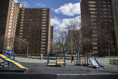 A playground at the Tilden Houses in the Brownsville neighborhood of ...