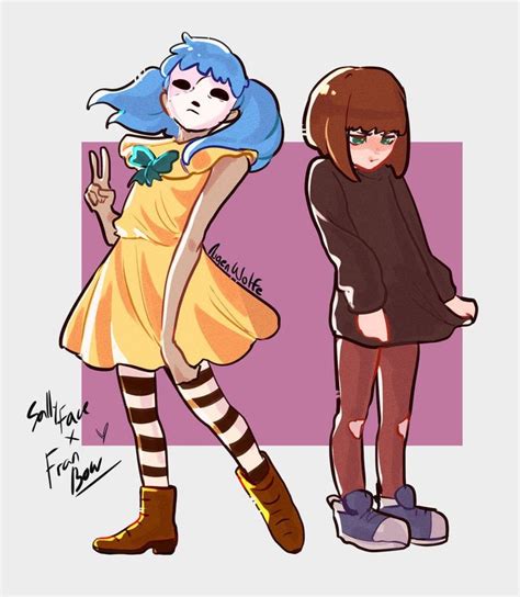 Sally Face And Fran Bow Esbo Os Bonitos Personagens Bonitos