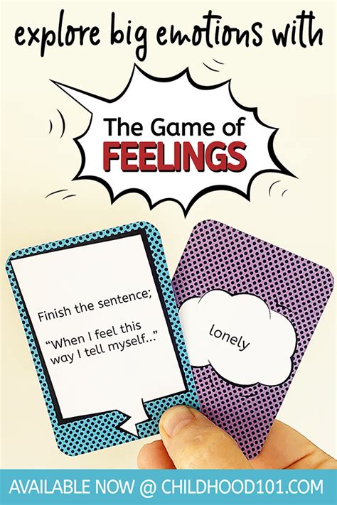 Printable Feelings & Emotions Card Game: The Game of Feelings