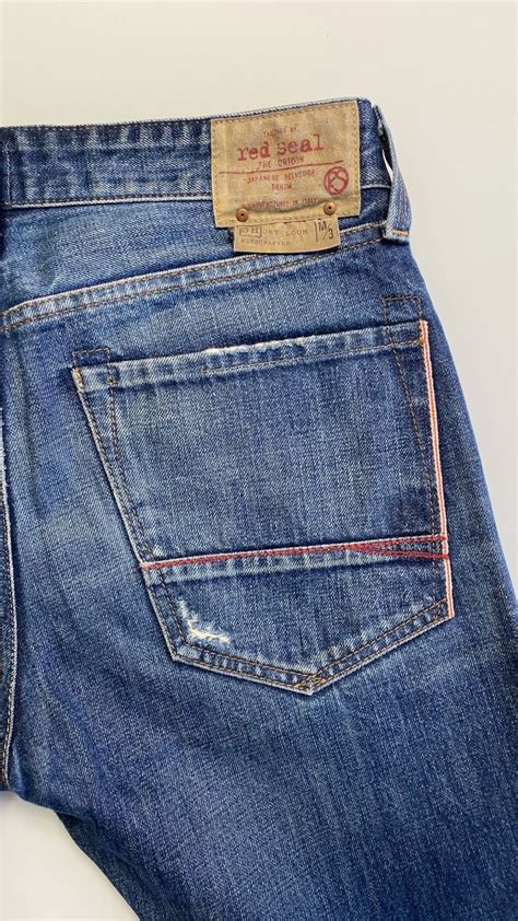 Red Seal Replay Man Denim Pocket Detail Jeans Da Uomo Moda Denim