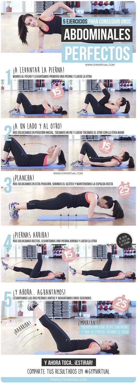 Rutina Paso A Paso Para Unos Abdominales Perfectos Gym Virtual