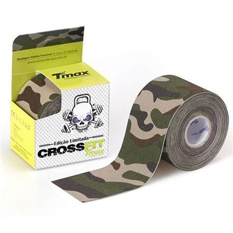 Fita De Kinesio TMAX 5m X 5cm CrossFit Camuflada Controller