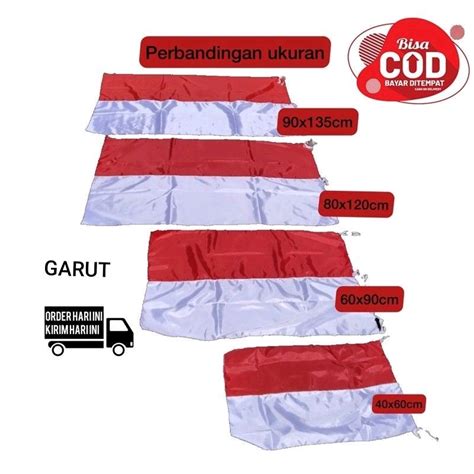 Jual Bendera Merah Putih 90 60cm Shopee Indonesia