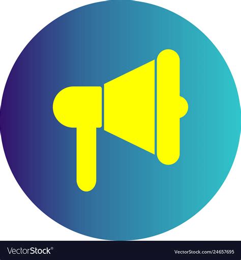 Loud Speaker Icon Royalty Free Vector Image Vectorstock