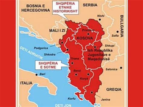 granica rast Render great albania political map Feud nejasno sretan sam