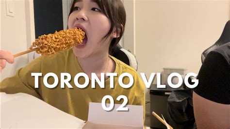 ENG Toronto Vlog 02 토론토 브이로그 아싸의 하루 맥북 언박싱 핫도그 먹방