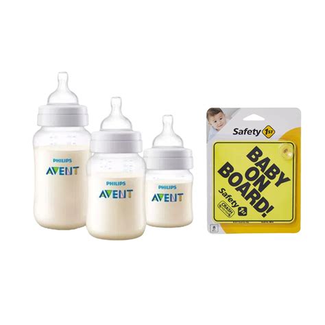 Ripley Set Mamadera Anti Colic 125 260 330 Ml Letrero