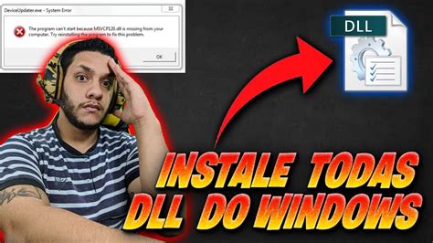 COMO RESOLVER TODOS OS ERROS DE DLL DO WINDOWS MUITO FACIL ATUALIZADO