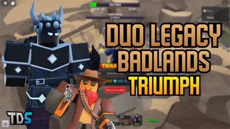 TDS Duo Fallen Legacy Badlands Triumph Tower Defense Simulator Roblox