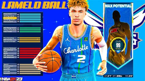 How To Make Lamelo Ball Exact Build On Nba K Old New Gen Youtube