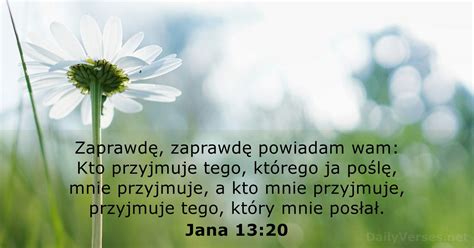 31 Maja 2024 Biblijny Werset Dnia Jana 13 20 DailyVerses Net