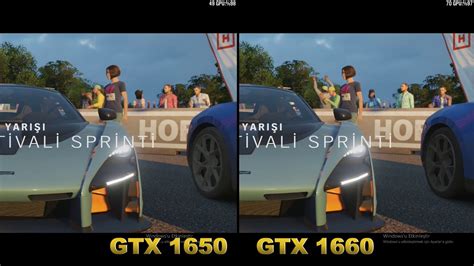 GTX 1650 Vs GTX 1660 Forza Horizon 4 1080P 1440P HIGH SETTINGS