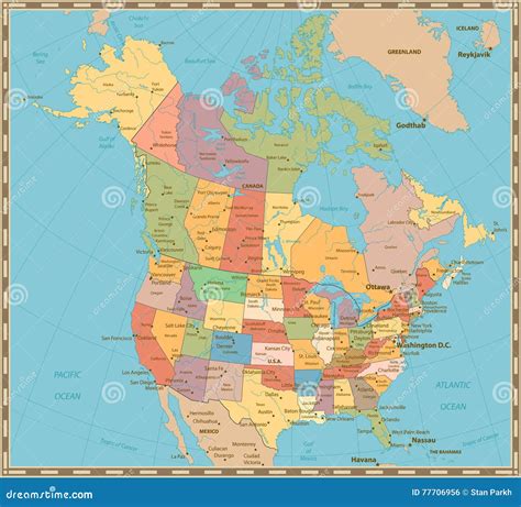 Usa Kanada Mapa / Map Of Usa Canada Tomtom / This map shows ...