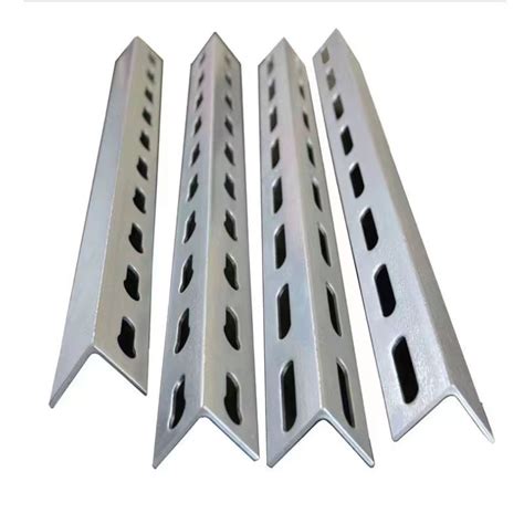 Hot Rolled L Shape Equal Steel Shaped Angle Iron Bar For Construction With Holes Steel Angle