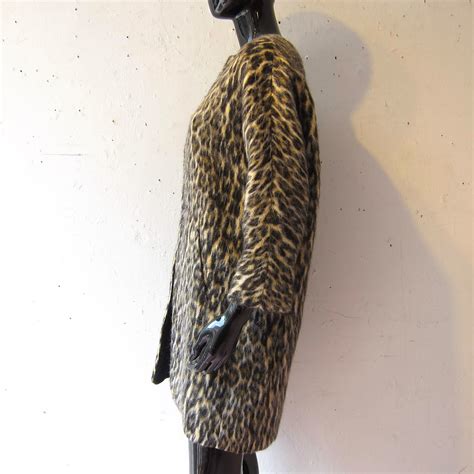 Isabel Marant Brushed Wool Emmett Leopard Print Coat