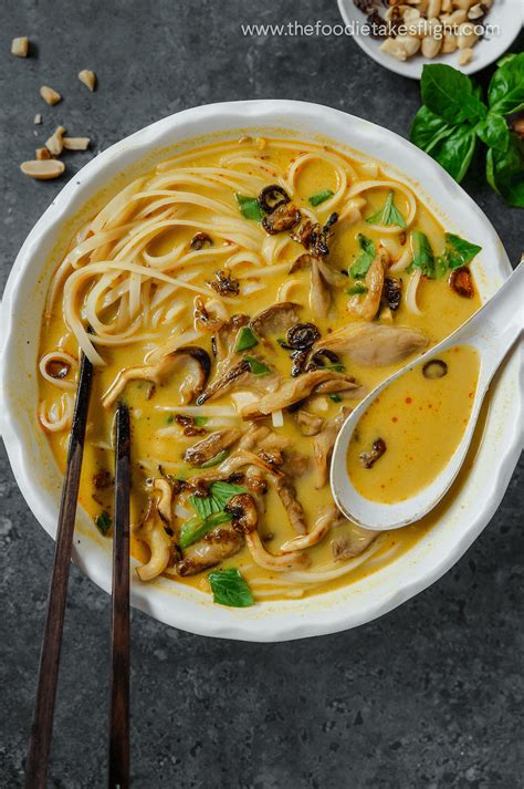 Peanut Satay Noodle Soup The Foodie Takes Flight