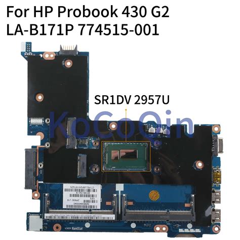 Kocoqin Laptop Motherboard For Hp Probook G Core U Mainboard