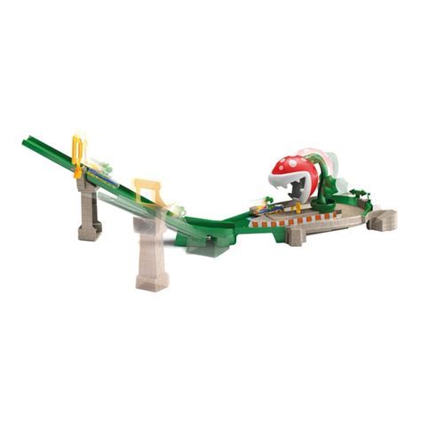 הוט ווילס מסלול מכוניות צמח טורף מריו קארט HOT WHEELS