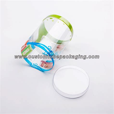 Pvcpet Clear Plastic Tube Packaging Containers Blister Lid For Food