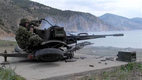 ZU 23-2 AA gun firing, HD video - YouTube