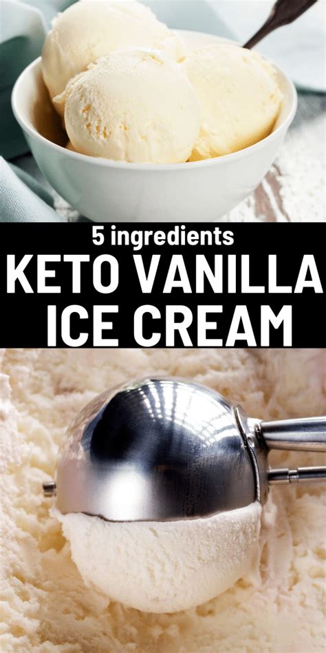 Keto Vanilla Ice Cream Recipe Smooth And Creamy Sugar Free Dessert