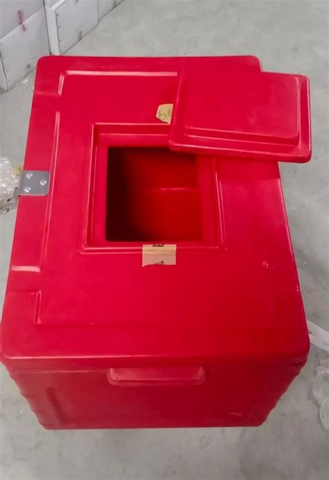 Red Plastic Insulated Ice Box Capacity Kg At Rs Piece In