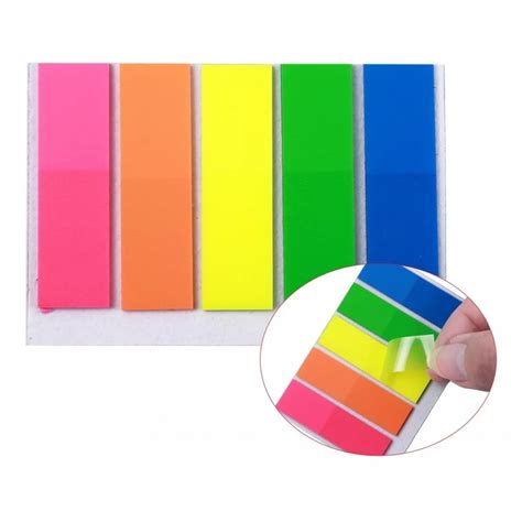 Banderitas Adhesivas Omega Fluo X5 Papeleria Archivar Y Clasificar