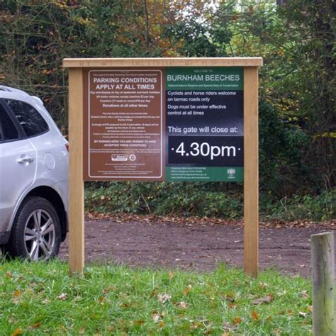 Reflective Car Park Sign From Fitzpatrick Woolmer