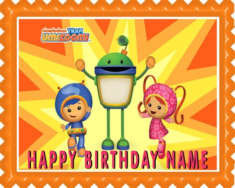 Team Umizoomi 1 Edible Birthday Cake Topper