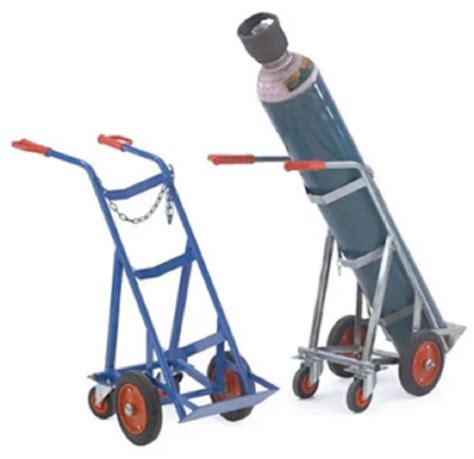 Mild Steel Single Gas Cylinder Trolley At Rs In Ahmedabad Id