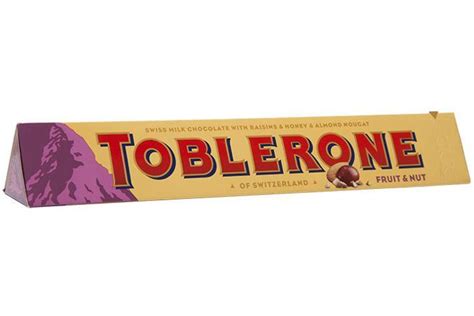 Шоколад Тоблероне молочний з фруктами та горіхами Toblerone 100 g ...