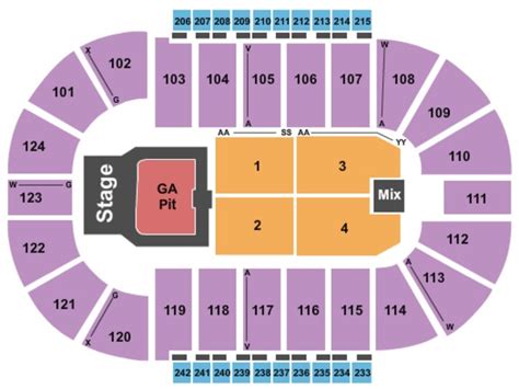 Santander Arena Tickets In Reading Pennsylvania Santander Arena Seating Charts Events And Schedule