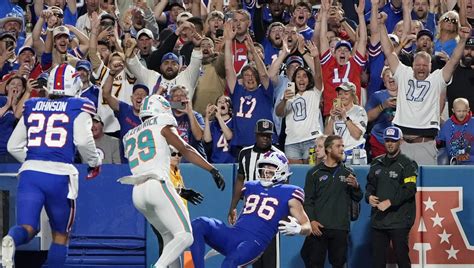 dalton kincaid shines  touchdown  bills overpower dolphins shaky
