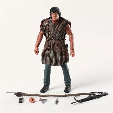 Figurines John Rambo 3 Models NECA Film Cinema Sylvester Stallone