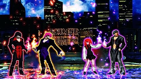 Omega Element And Black Moon Element VS Orochi Akiha And Iori Yagami