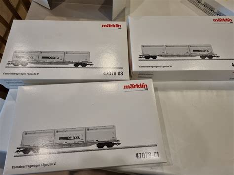 märklin 47078 Containerwagen Set SBB Cargo Spur H0 Kaufen auf Ricardo