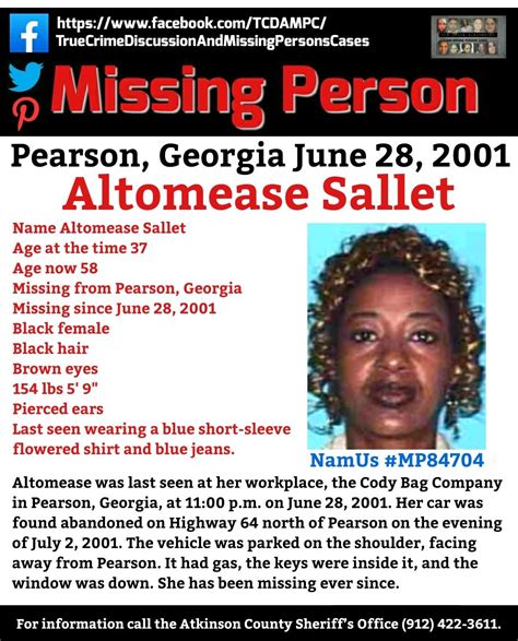 Tcdampc Missing Loved Ones Missing Persons Miss Georgia Brown Eyes