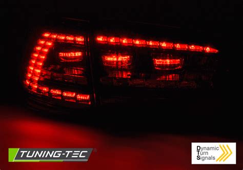 Pilotos Traseros Led Vw Golf 7 13 Rojo Ahumado Intermitentes Dinamicos