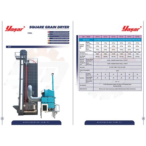 Square Grain Dryer