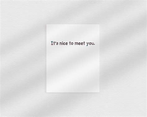 It’s nice to meet you Card – Far & Wide Kamloops