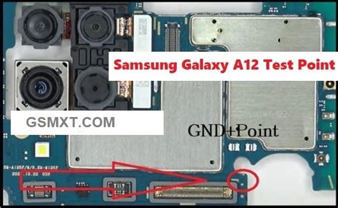 Samsung Galaxy A12 Sm A127f Isp Pinout Test Point Image