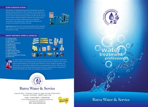 Brochure Design Brochure Design Brochure Water Treatment