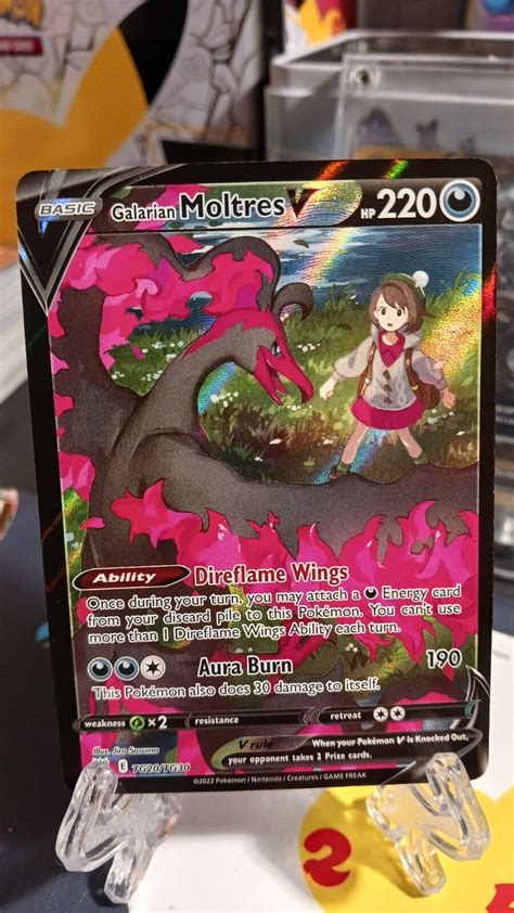 Mavin Galarian Moltres V Tg Tg Astral Radiance Trainer Gallery