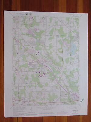 Twinsburg Ohio Original Vintage Usgs Topo Map Ebay